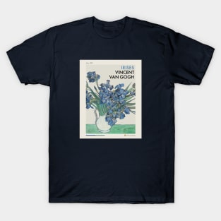 Mid-Century Van Gogh Irises T-Shirt